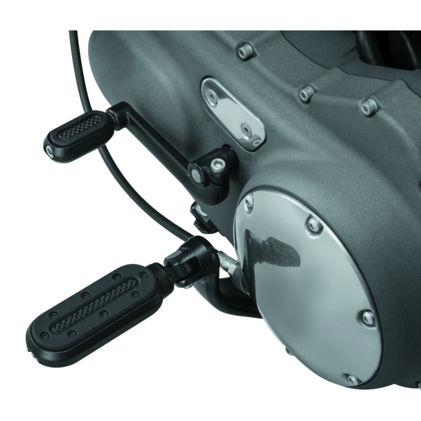 Kuryakyn - Heavy Industry Footpegs With H-D Male Mount – Black