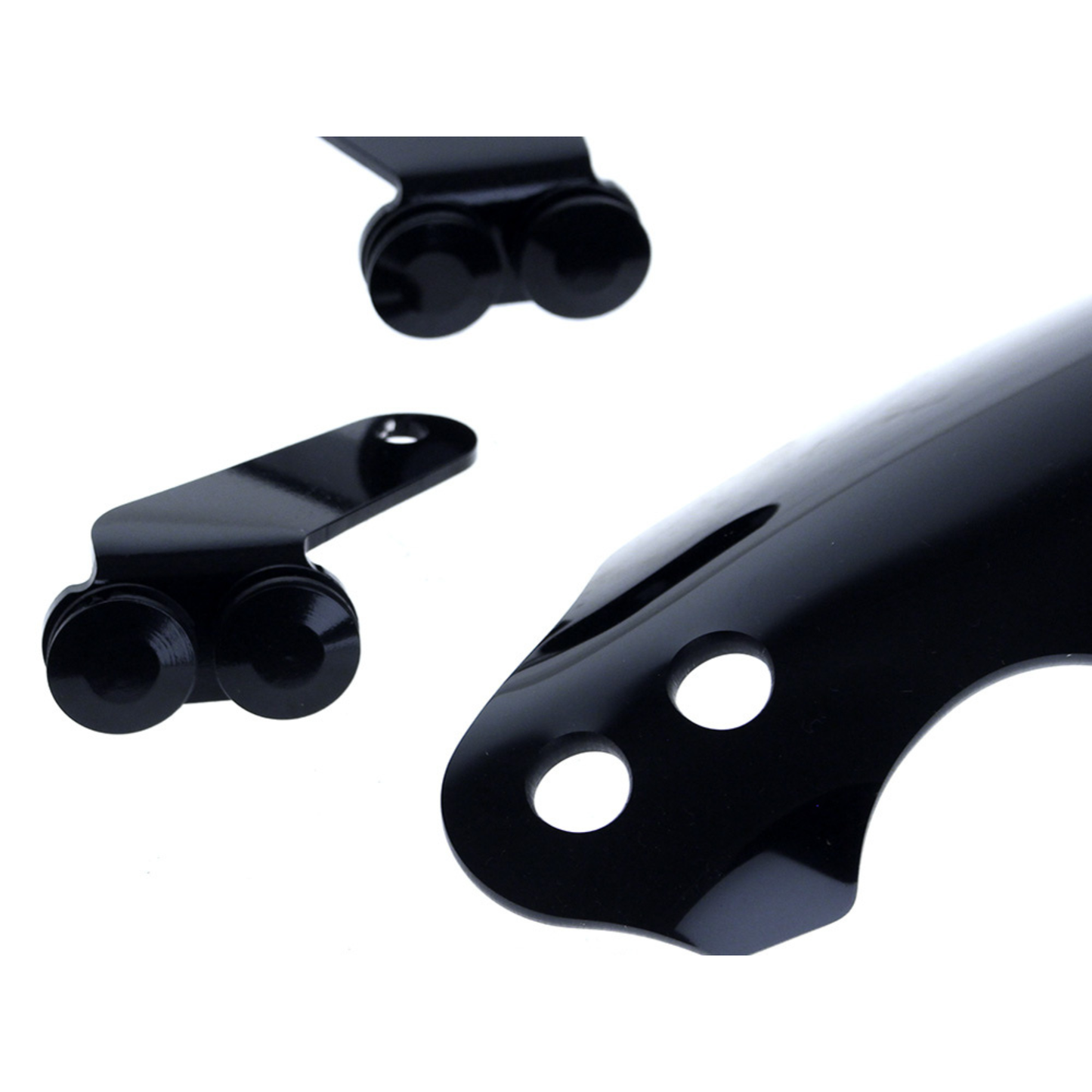 Memphis Shades - Handguards – Black. Fits Softail Street Bob 2025up & Low Rider S 2025up