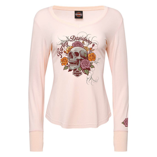Gasoline Alley Harley-Davidson® Women's Long Sleeve Dealer Tee - Revival