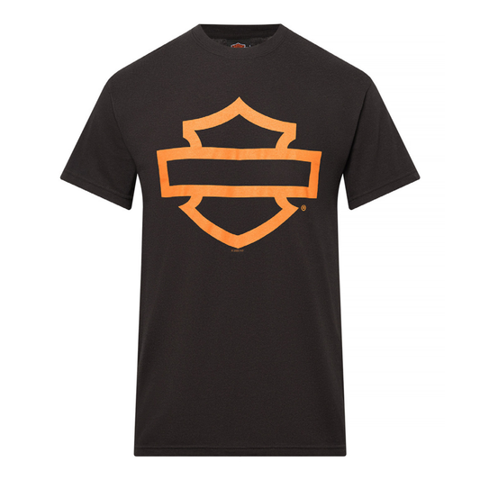 Gasoline Alley Harley-Davidson® Dealer Tee - Orange B&S Outline
