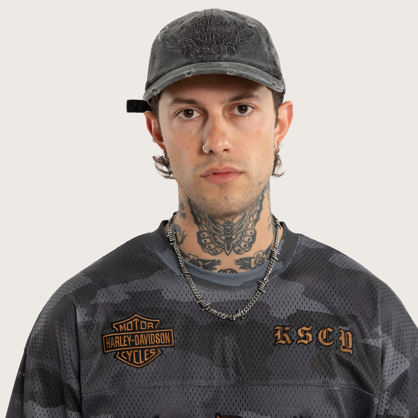 Harley-Davidson® x KSCY Knock Dad Cap - Washed Black