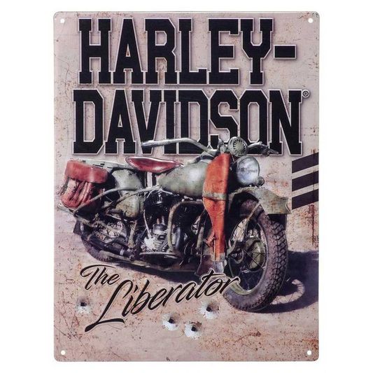 Harley-Davidson® Embossed Tin Sign - Liberator
