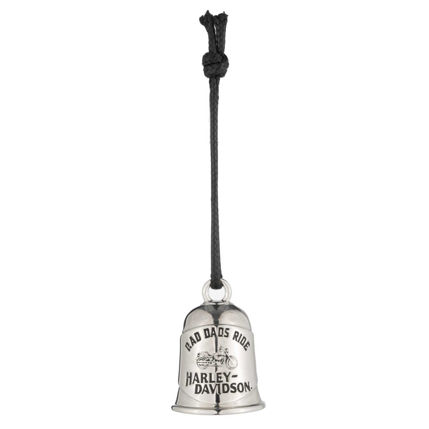 Harley-Davidson® Engraved Rad Dads Ride H-D Ride Bell - Brass Silver Finish