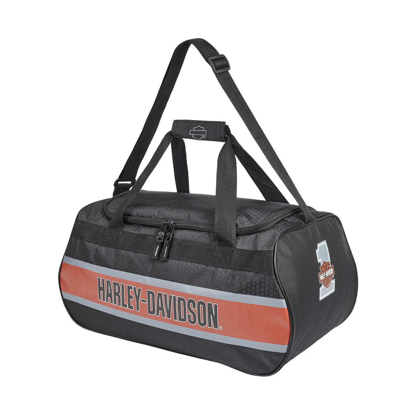 Harley-Davidson® Trailblazer #1 Logo Duffel Bag w/Adjustable Strap - Rust Vintage