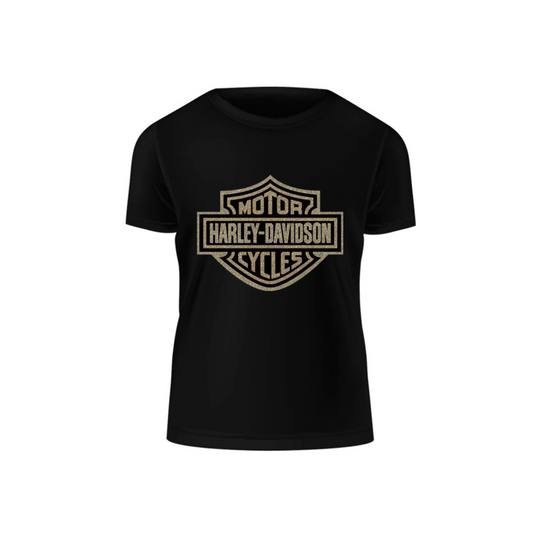 Gasoline Alley Harley-Davidson® Dealer Tee - Bar & Shield Gold