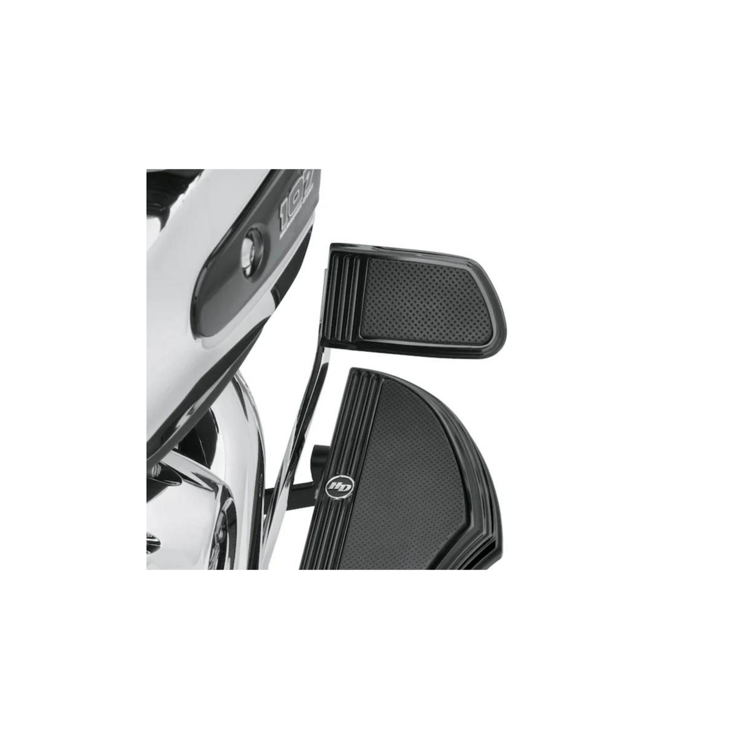 Harley-Davidson® Defiance Large Brake Pedal Pad - Black Anodized