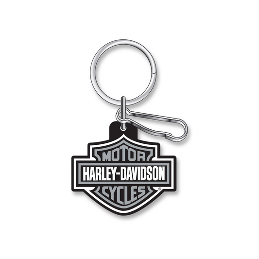 Harley-Davidson® Classic Bar & Shield Key Chain with Key Ring & Clip