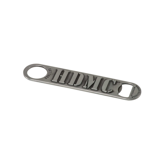 Harley-Davidson® Custom Tooled HDMC Metal Bottle Opener - Antique Silver Finish