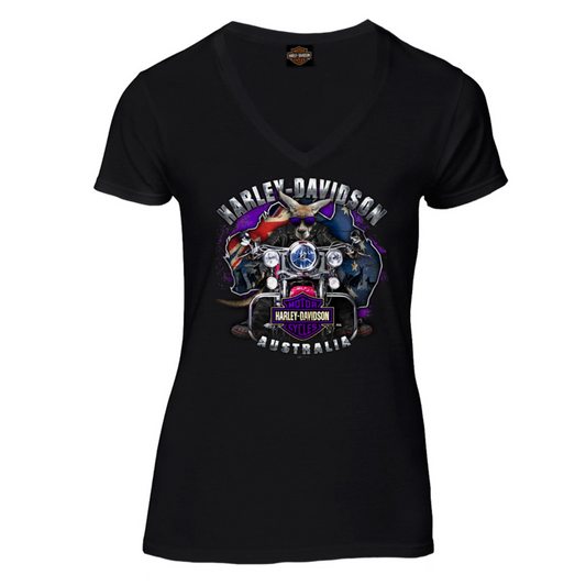 Gasoline Alley Harley-Davidson® Women's Dealer Tee - Boomer