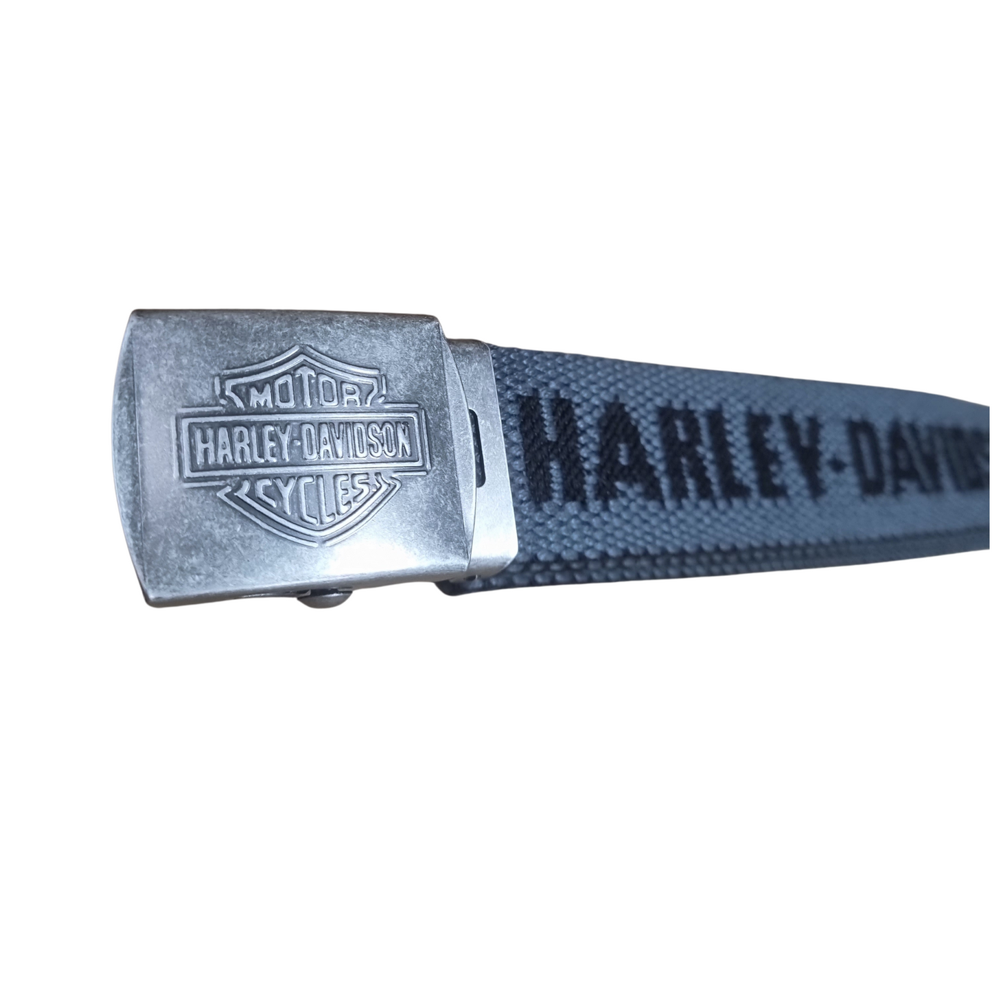 Harley-Davidson® Text Logo Web Belt - Grey