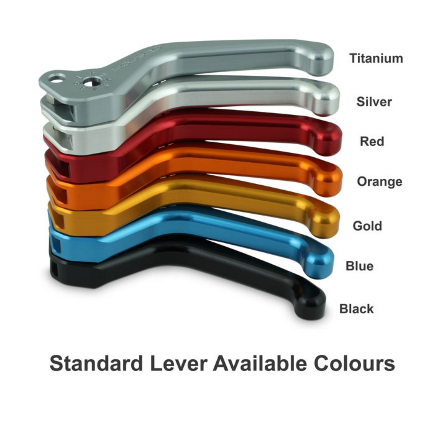 OBERON Harley-Davidson® Standard Adjustable Clutch Lever – Touring '21-'24 - Silver/Silver Switches