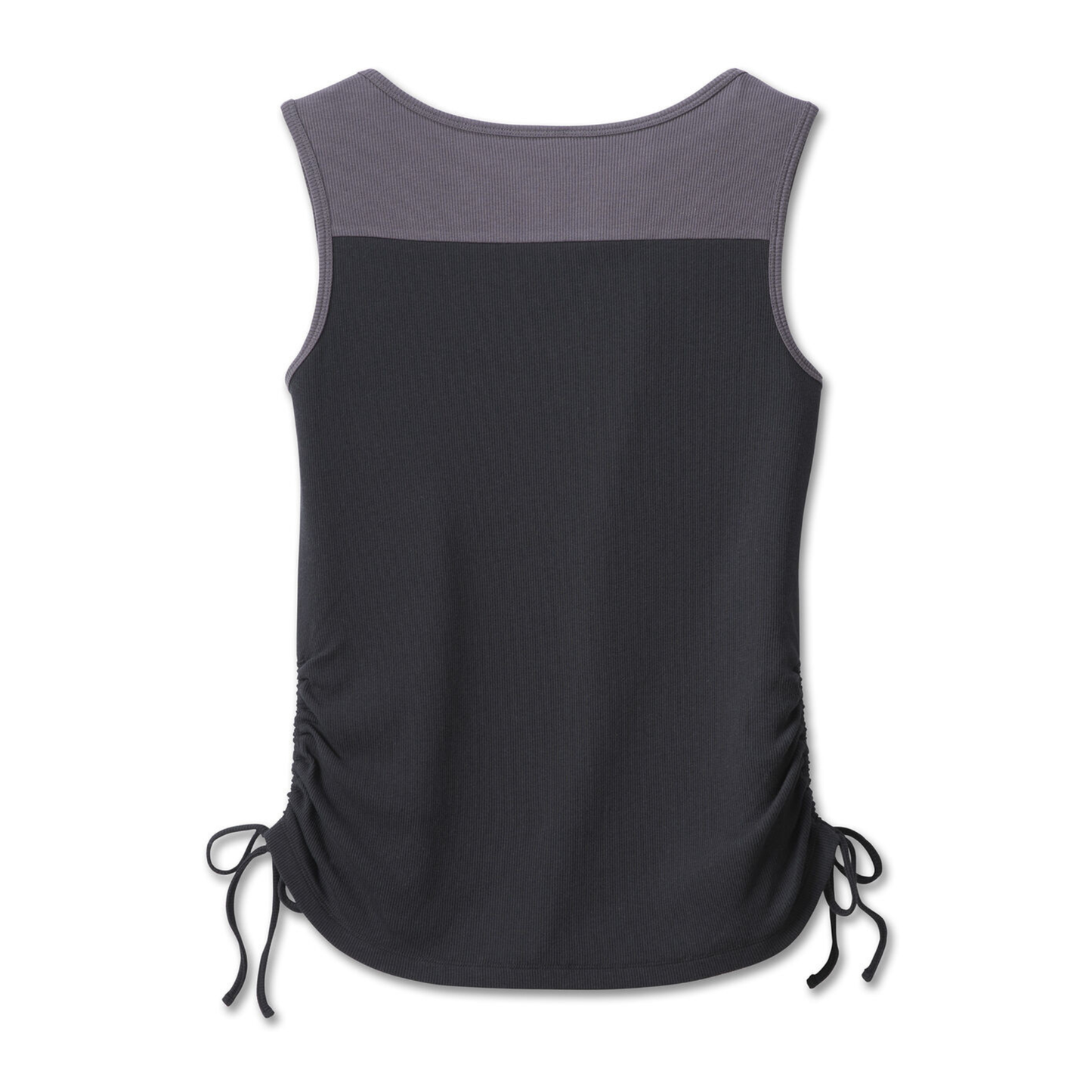 Harley-Davidson® Women's Race Her Sleeveless Knit Top - Colorblocked - Black Beauty