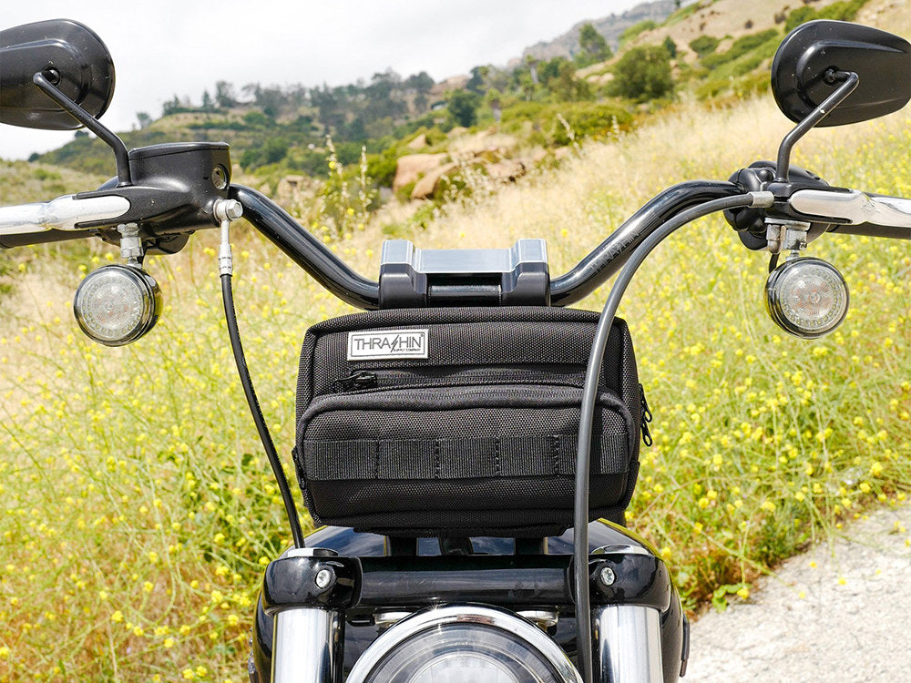 Thrashin Supply Company Handlebar Bag Plus – Black