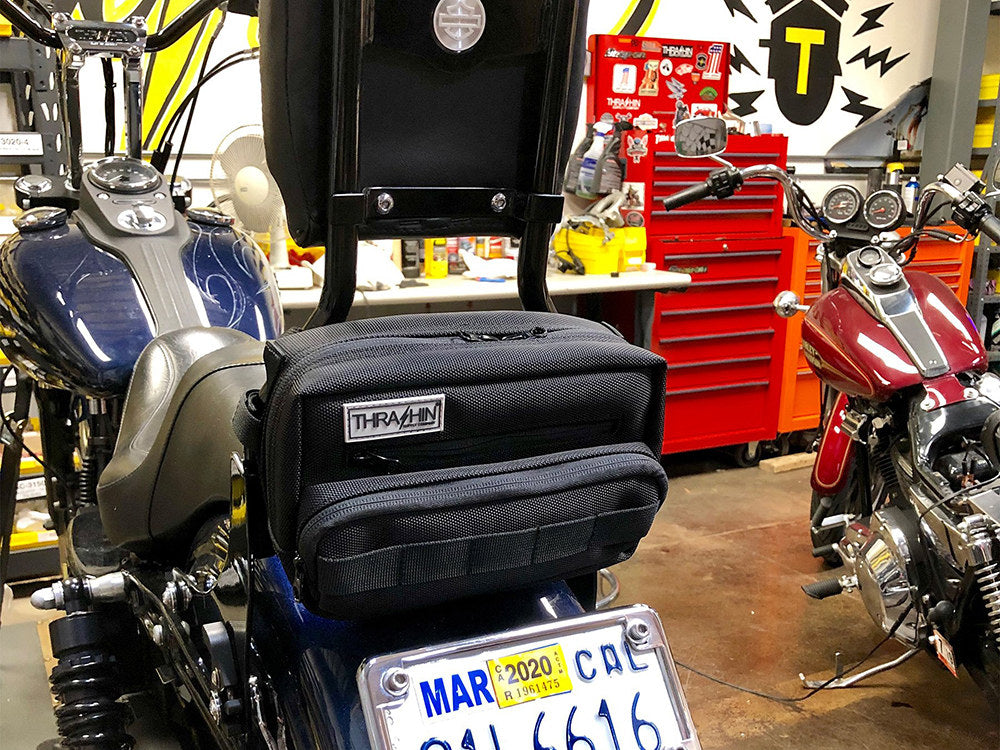Thrashin Supply Company Handlebar Bag Plus – Black