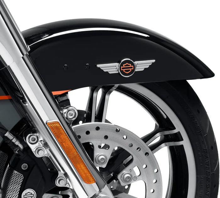 Harley-Davidson® Chrome Winged Bar & Shield Decorative Medallion