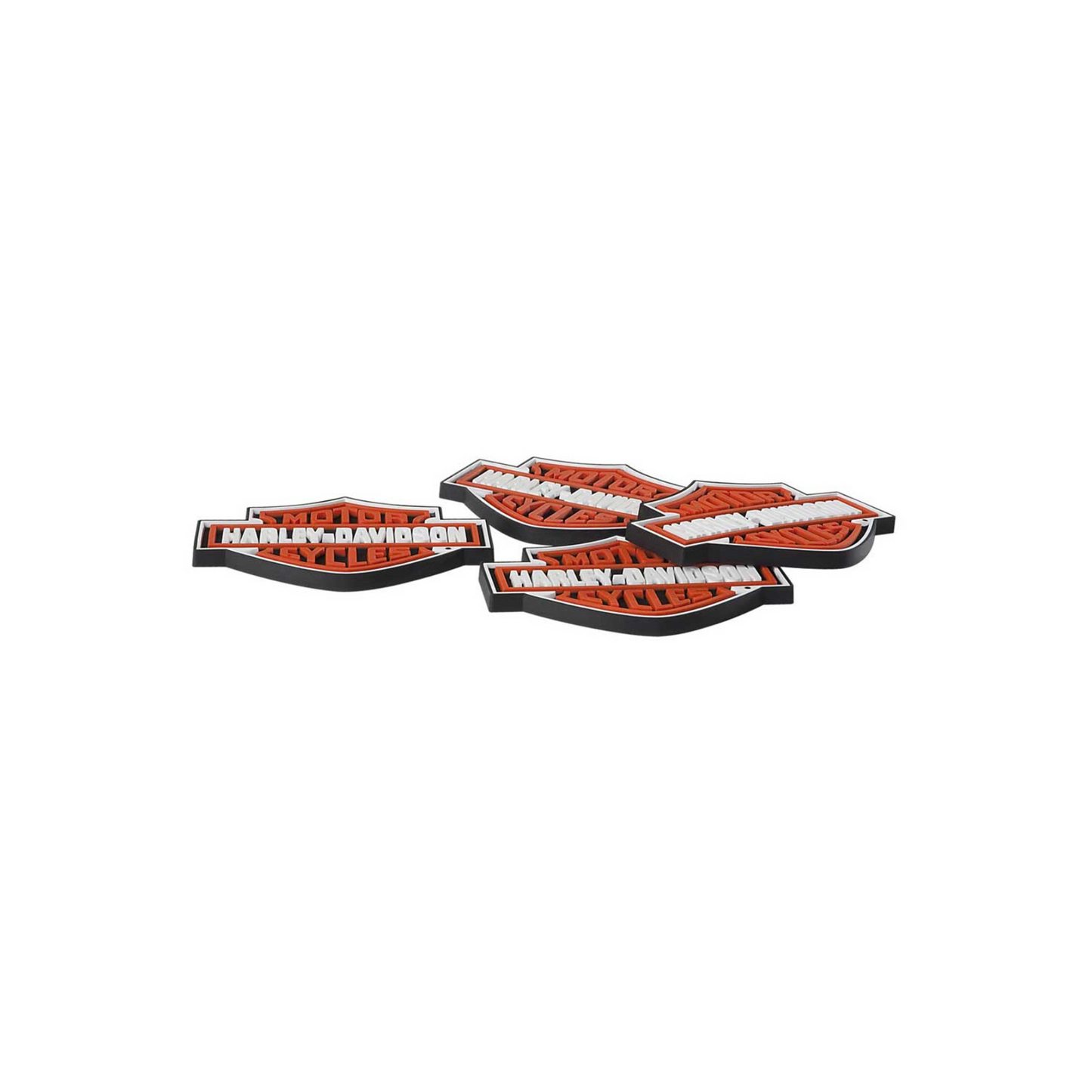 Harley-Davidson® Bar & Shield Rubber Coaster Set