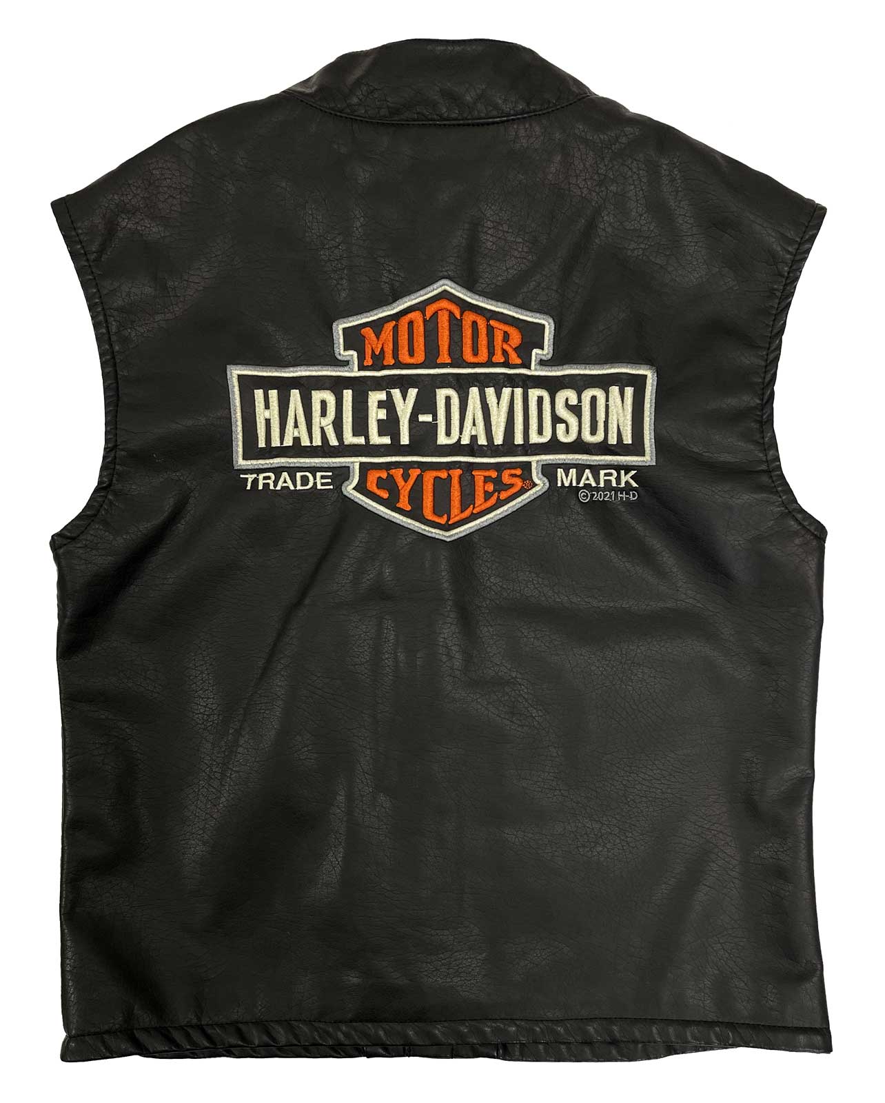 Harley-Davidson® Boys’ Laundered Faux Leather Vest