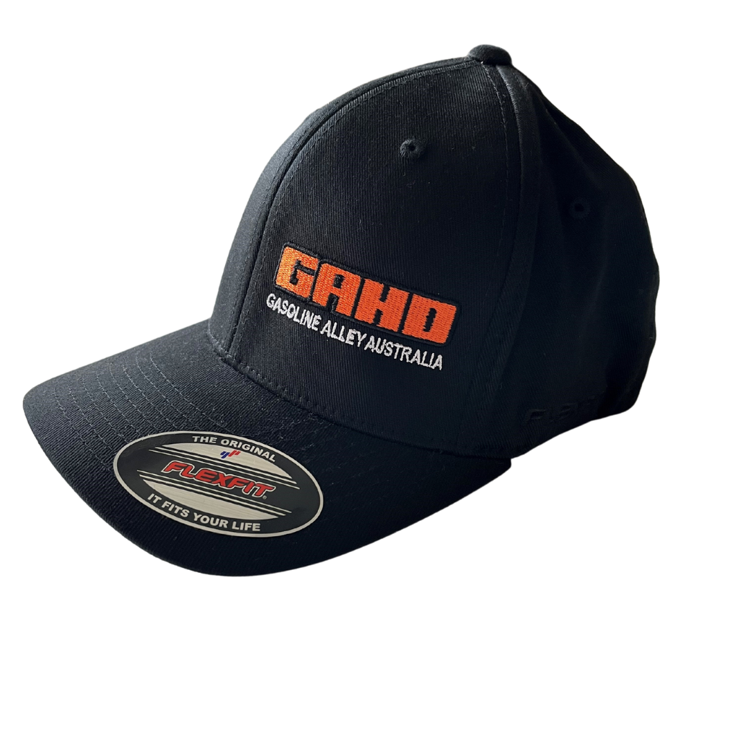 Gasoline Alley Harley-Davidson® Flexfit Perma Curve Black Cap