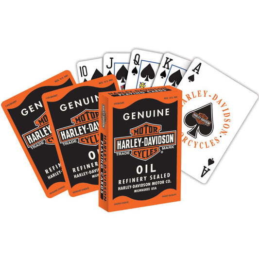 Harley-Davidson® Oil Refinery Playing Cards