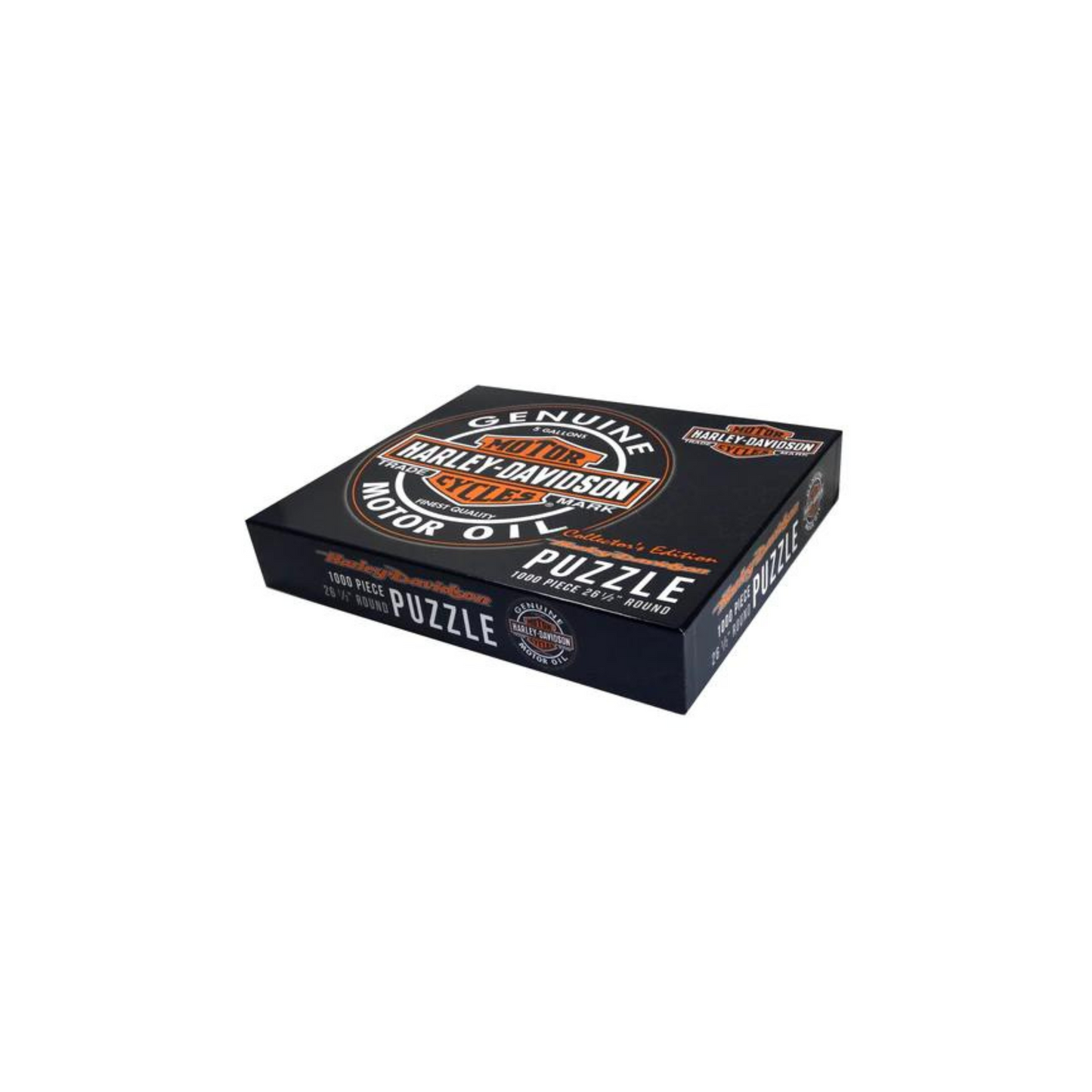 Harley-Davidson® Motor Oil Bar & Shield Logo Round Puzzle - 26.5 inch