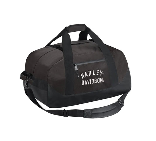 Harley-Davidson® Rugged Twill Convertible Duffel-Backpack - Black