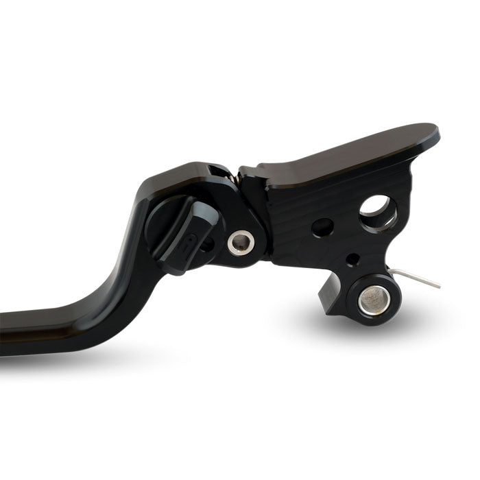 OBERON Harley-Davidson® Standard Adjustable Clutch Lever – Touring '21-'24 - Black/Black Switches