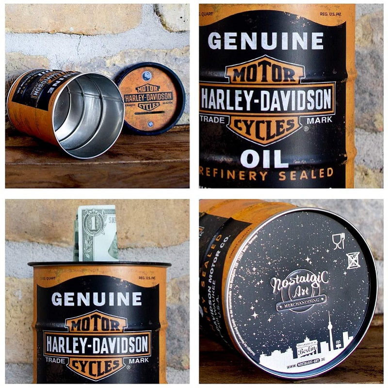 Harley-Davidson® Genuine Oil Barrel Money Box