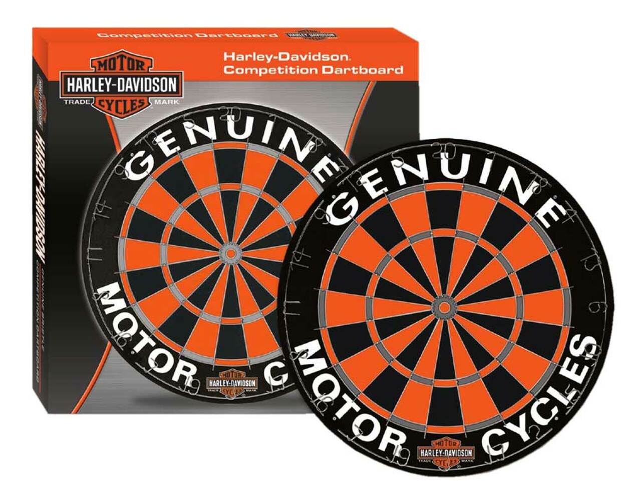 Harley-Davidson® Genuine Competition Dartboard w/ Harley Colours