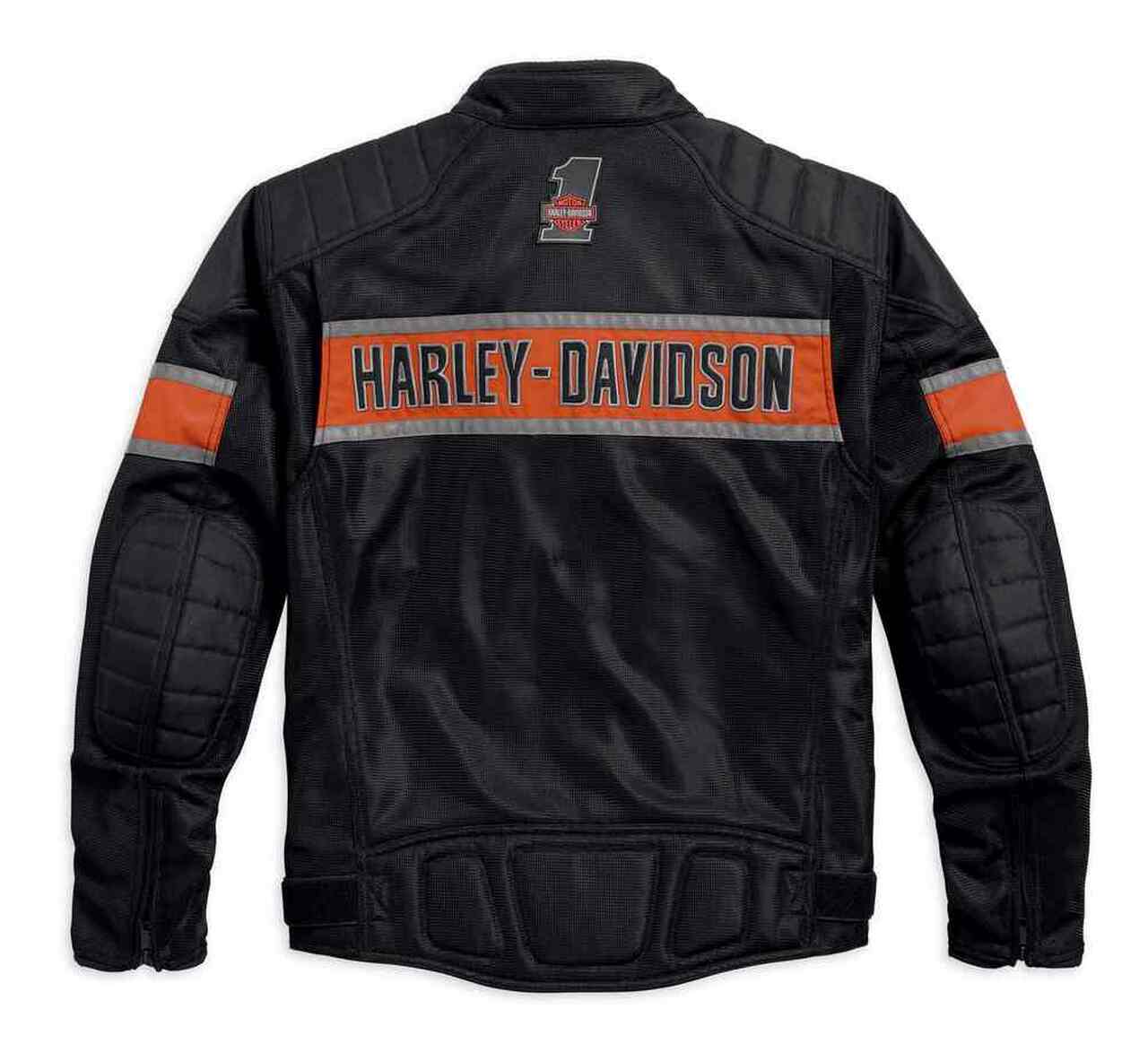 Harley-Davidson® Men's Trenton Colorblocked Mesh Riding Jacket
