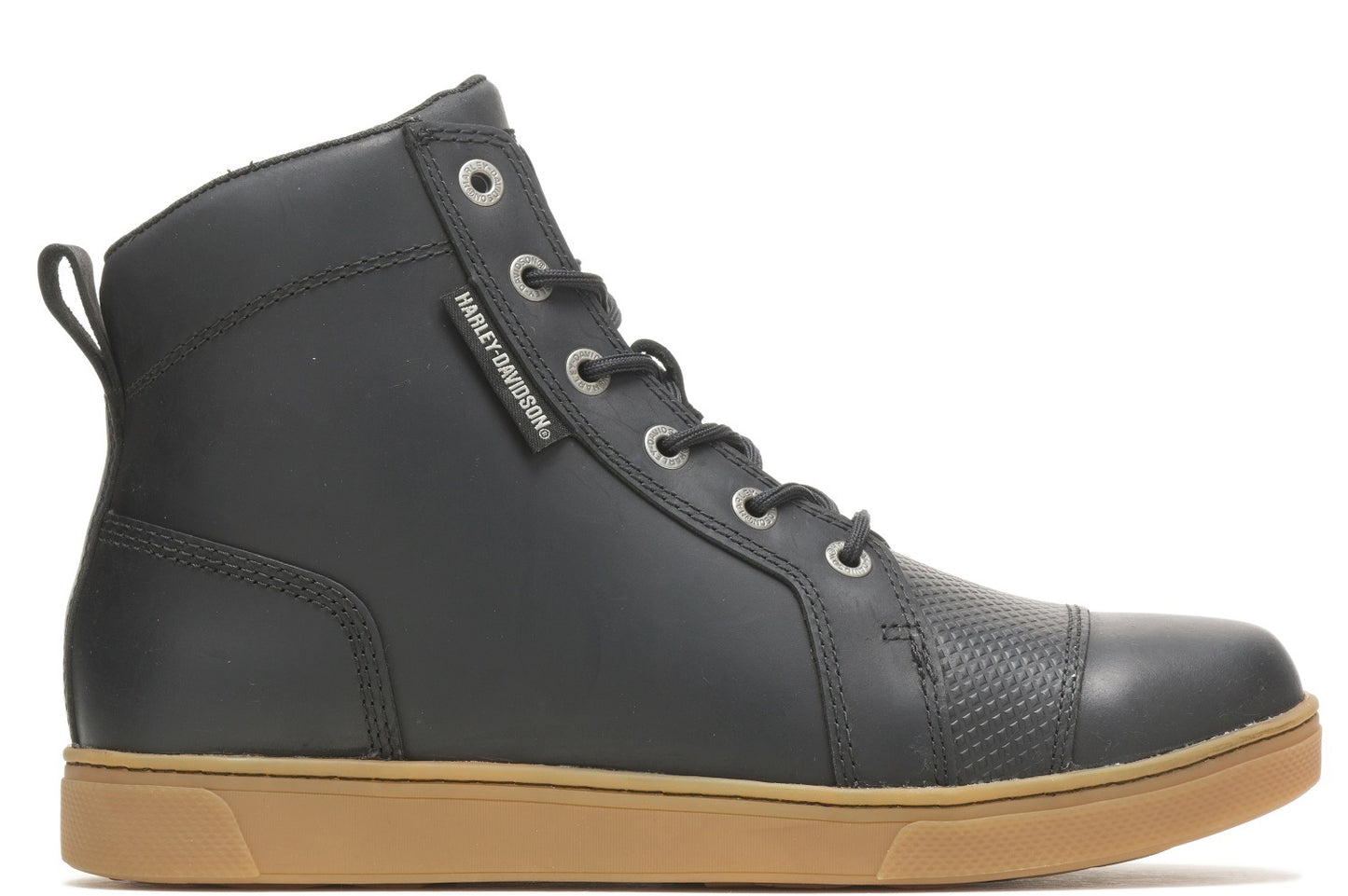 Harley-Davidson® Men's Breman Black Motorcycle Sneaker Boots