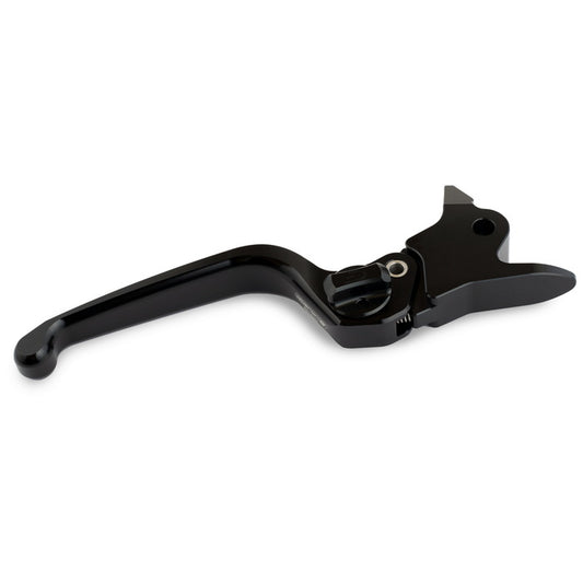 OBERON Harley-Davidson® Standard Adjustable Brake Lever – Softail '15-'24 - Black/Black Switches