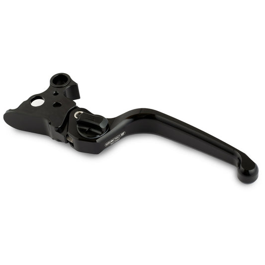 OBERON Harley-Davidson® Standard Adjustable Clutch Lever – Softail '15-'24 - Black/Black Switches