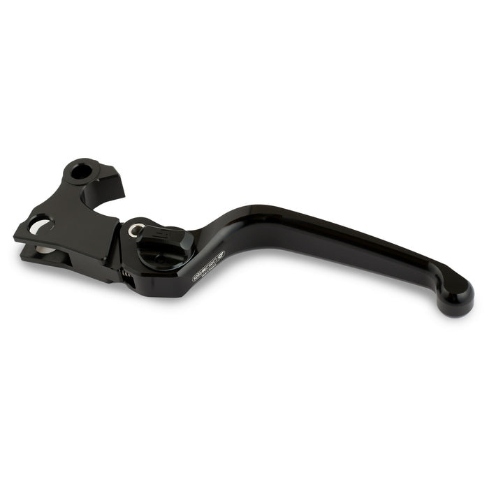 OBERON Harley-Davidson® Standard Adjustable Clutch Lever – Sportster 2004 & Up - Black / Black Switches
