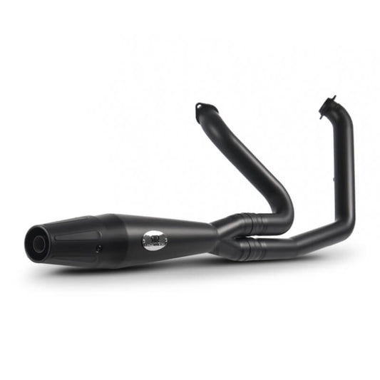 Redthunder Racing 2-IN-1 Full System Softail M8 2018 & Up - Black with Aluminium End Cap