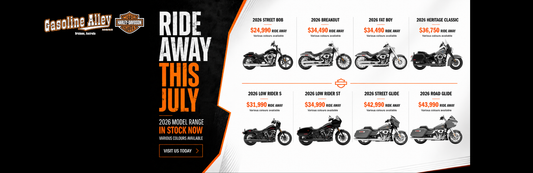 Ride Away This July on a New 2026 Harley-Davidson