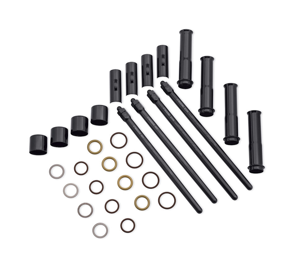 Harley-Davidson® Screamin' Eagle Premium Tapered Quick-Install Adjustable Pushrods - Gloss Black