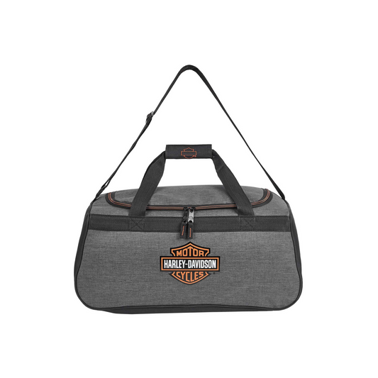 Harley-Davidson® Bar & Shield Logo Duffel Bag w/ Adjustable Strap - Heather Grey