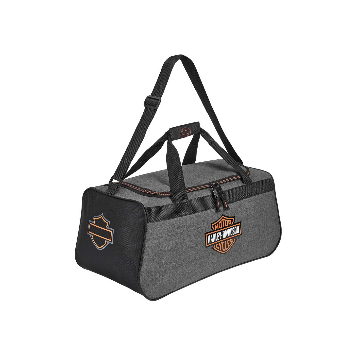 Harley-Davidson® Bar & Shield Logo Duffel Bag w/ Adjustable Strap - Heather Grey