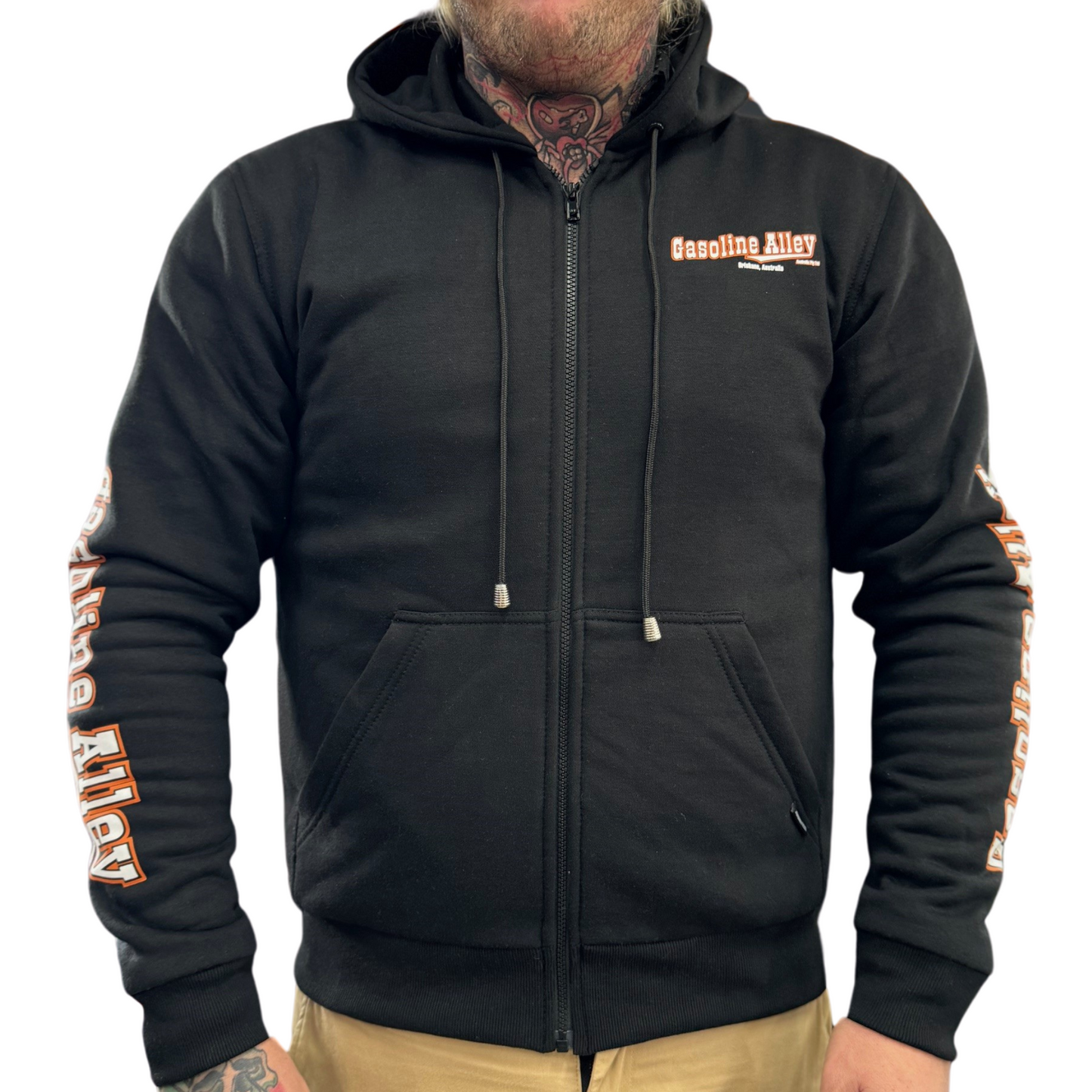 Gasoline Alley Men's Custom Protective Full Zip Hoodie