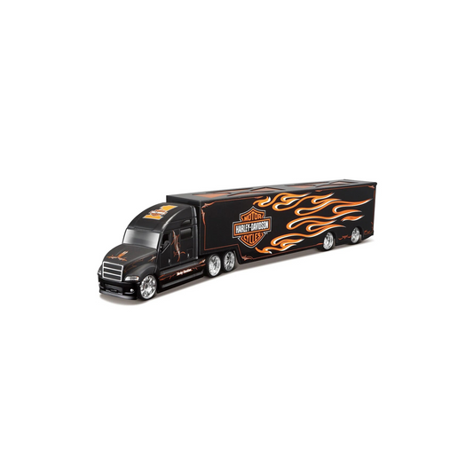 Harley-Davidson® 1:64 Custom Hauler - Orange Flames