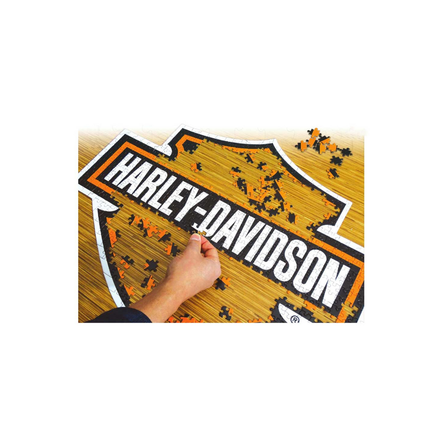 Harley-Davidson® Bar & Shield Logo Shaped Puzzle