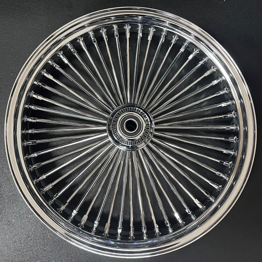 Big Daddy Customs Fat Spoke Wheel Rim Set - Chrome