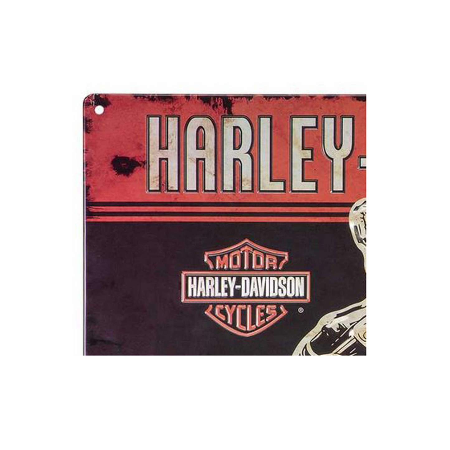 Harley-Davidson® Embossed Racers Motorcycle Tin Sign - 40 x 30 cm