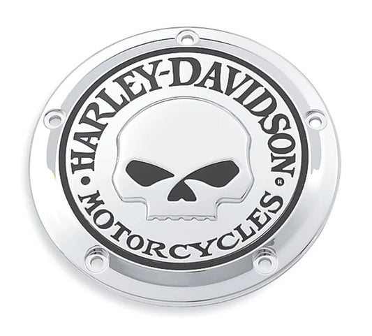Harley-Davidson® Willie G Skull Derby Cover - Chrome