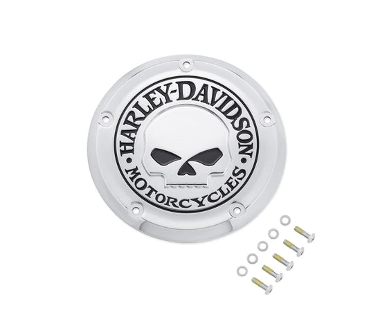 Harley-Davidson® Willie G Skull Derby Cover - Chrome