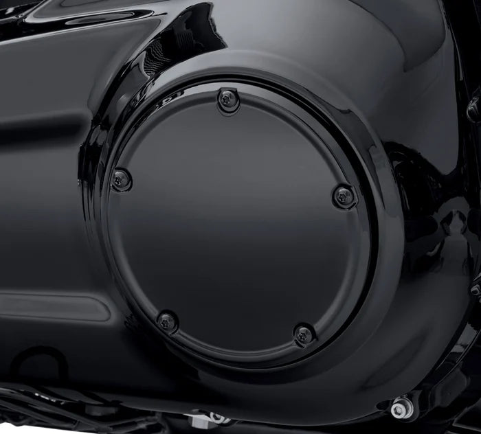 Harley-Davidson® Gloss Black Narrow-Profile Derby Cover