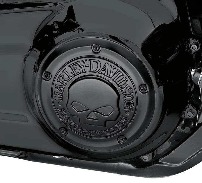 Harley-Davidson® Willie G Skull Derby Cover - Black