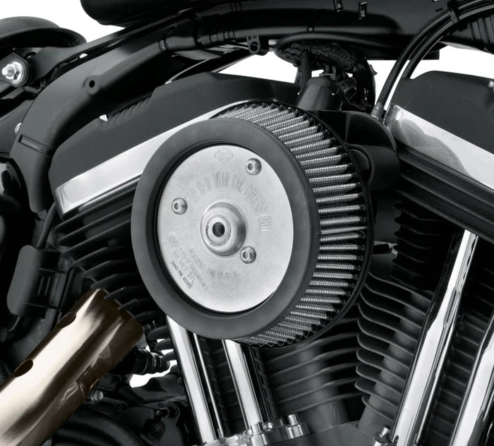 Harley-Davidson® Screamin' Eagle Round High-Flow Air Cleaner - Sportster - Black