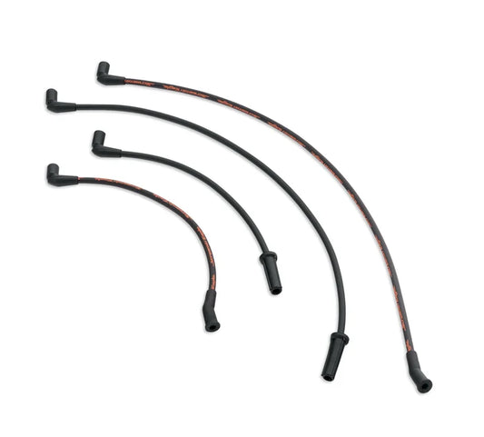 Screamin’ Eagle Black 10mm Phat Spark Plug Wires – Black