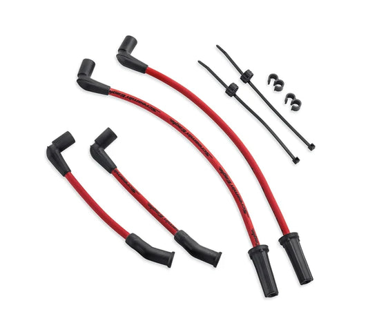 Screamin’ Eagle 10mm Phat Spark Plug Wires – Red